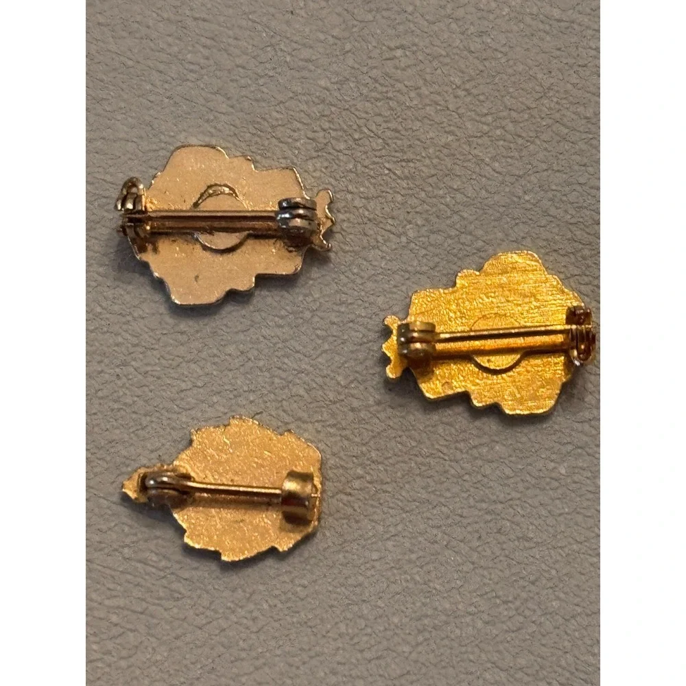 Catholic School Scholastic Lapel Pins Music‎ Choir Spelling Gold Tone